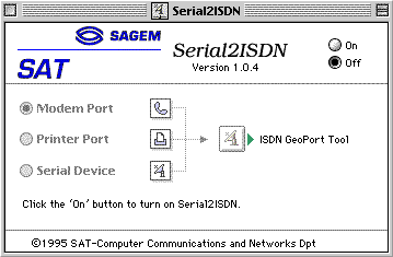 Serial2ISDN auf off